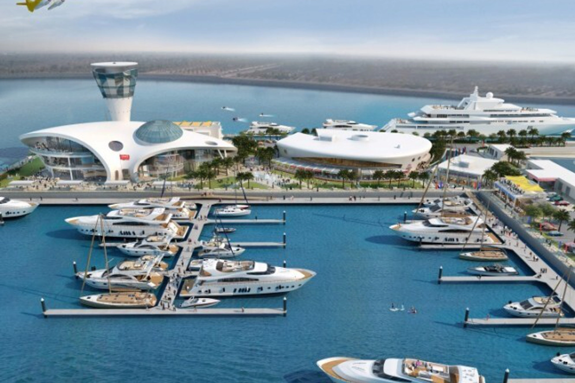 Redevelopment of Yas Marina situated in an enchanting yacht charter destination Dubai 665x486